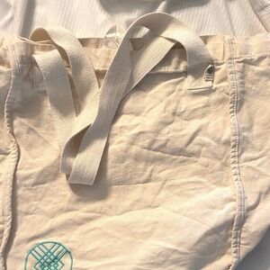 Stitch-Fix Cream Canvas Tote Bag-Excellent